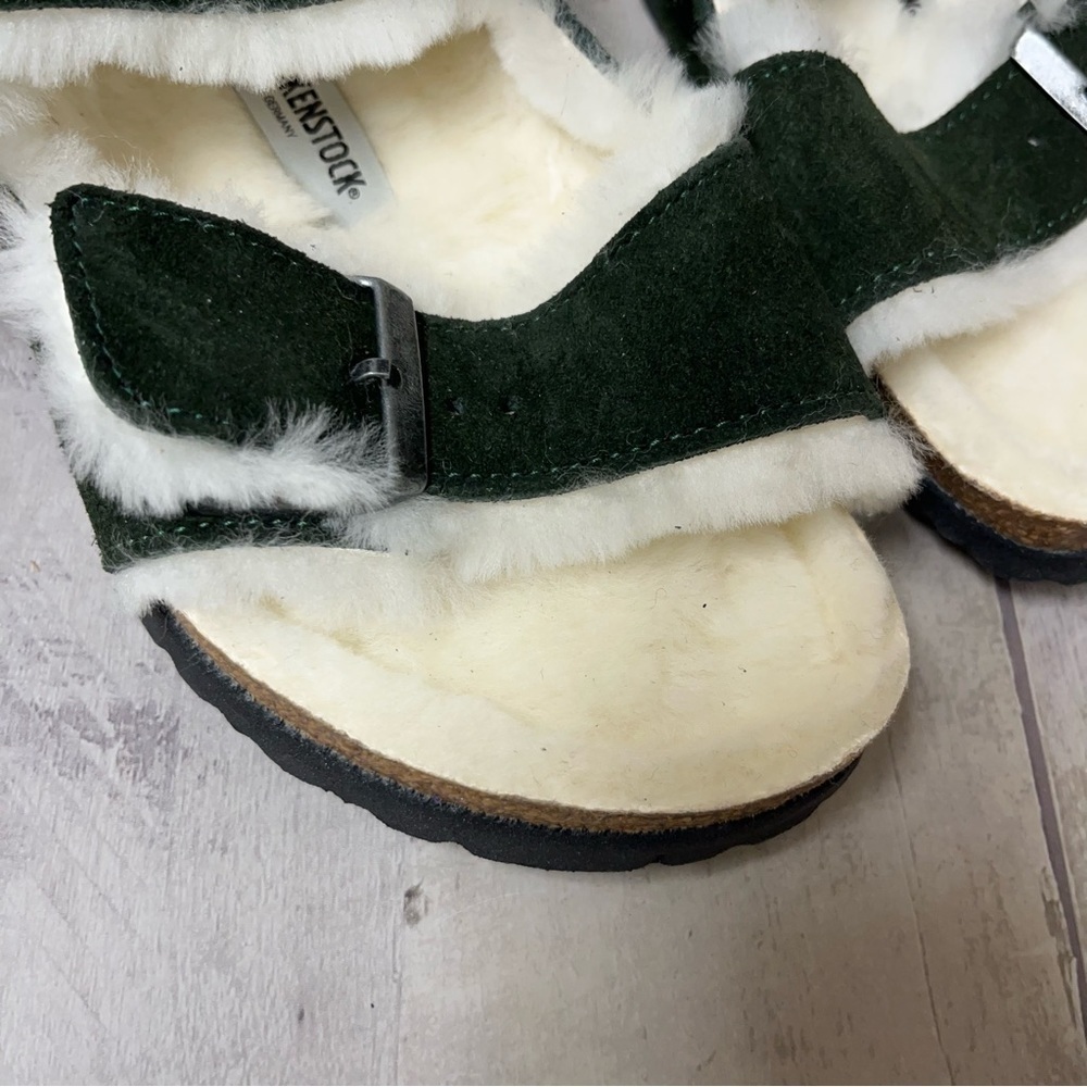 NWOT Birkenstock Arizona Shearling-Lined Sandals Size 39 - Picture 7 of 8